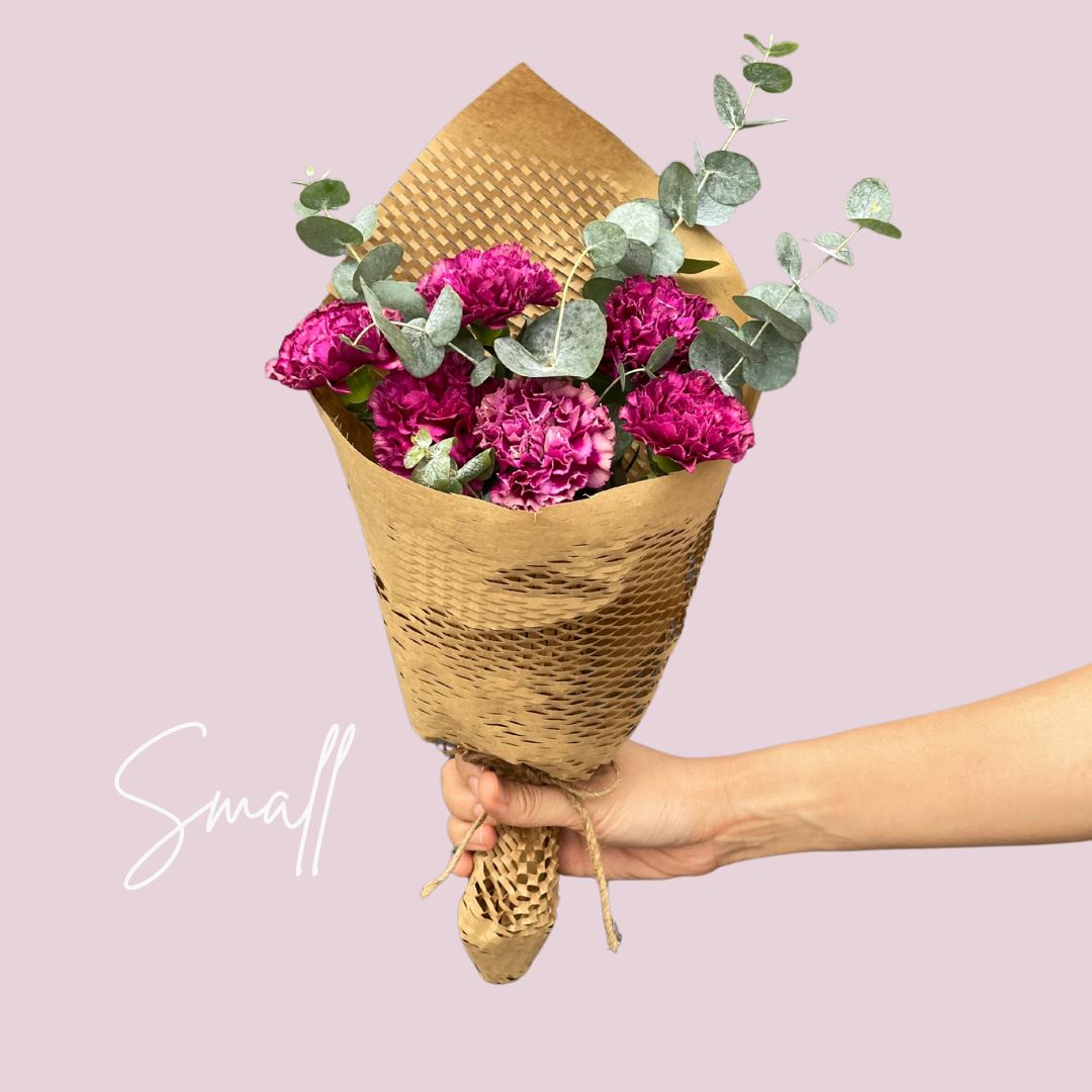 Purple Carnations Happy Bunch