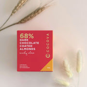 COCOVA Dark Chocolate Coated Almonds view 1
