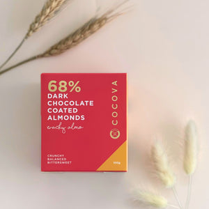 COCOVA Dark Chocolate Coated Almonds