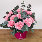 Pink Carnation Table Top view 2