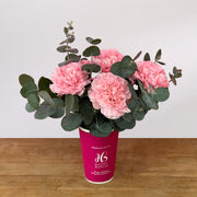 Pink Carnation Table Top view 1