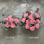 Pink Carnation Table Top view 3