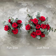 Red Rose Table Top view 3