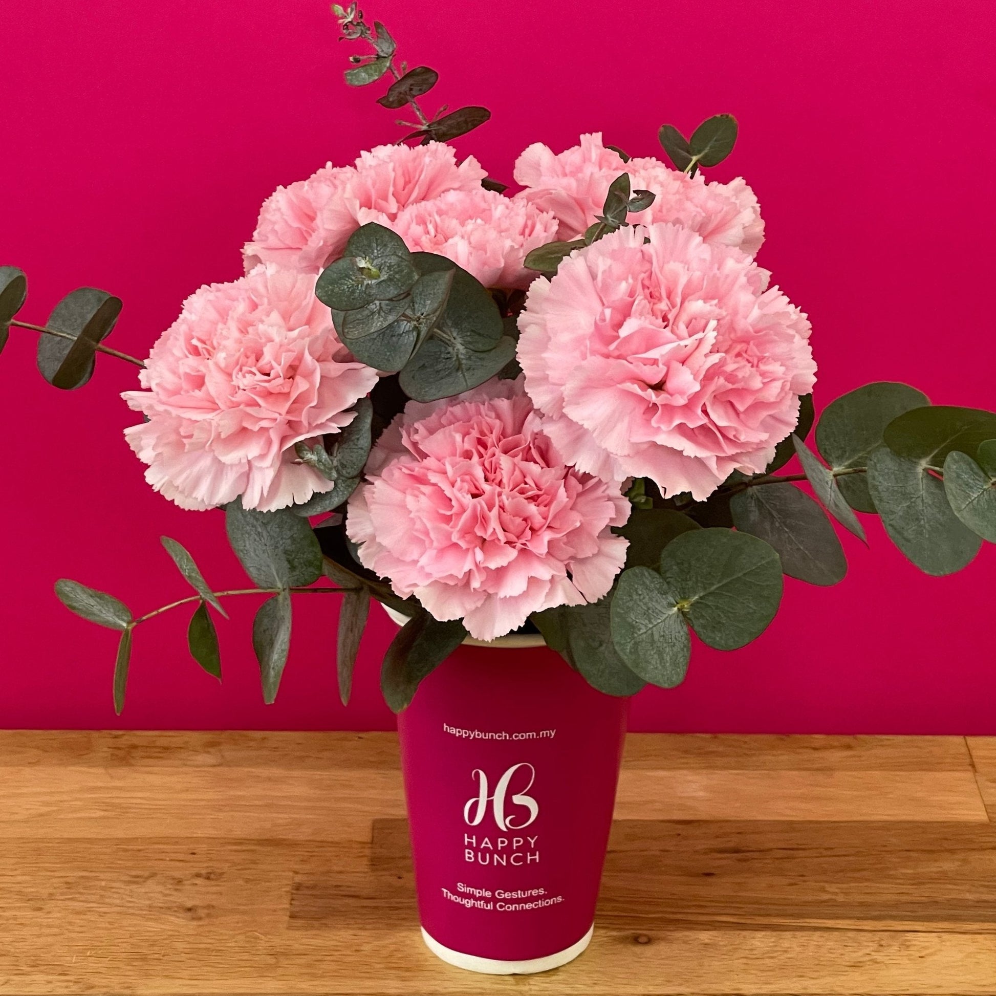 Pink Carnation Bouquet - Happy Bunch Malaysia (1102420U)