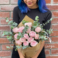 Pink Rose Bouquet - Happy Bunch