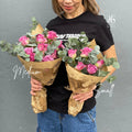 Purple Rose Bouquet - Happy Bunch