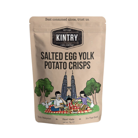 Salted Egg Potato Chips - Happy Bunch