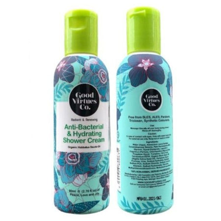 Shower Cream | Anti-Bacterial & Hydrating (80ml) Good Virtues Co.